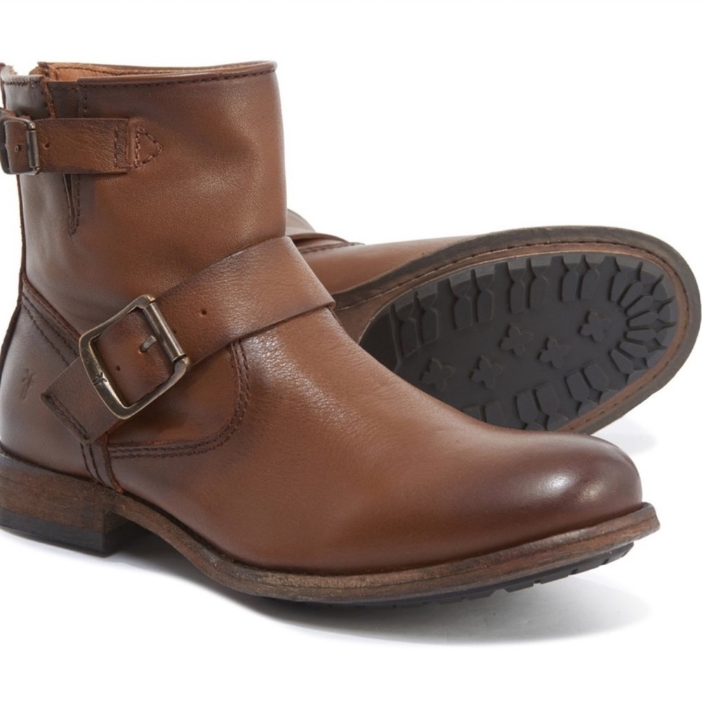 Frye | Tyler Engineer Boots Coganc Size 6 NWOT - Picture 5 of 13